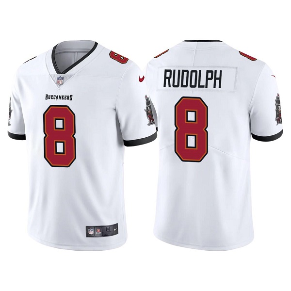 Men's Tampa Bay Buccaneers #8 Kyle Rudolph White Vapor Untouchable Limited Stitched Jersey Men's Tampa Bay Buccaneers #8 Kyle Rudolph White Vapor Untouchable Limited Stitched Jersey